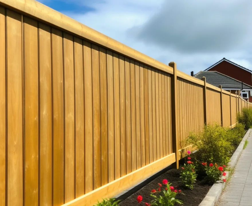 A timber fence in Maitland built by Total Fencing Maitland