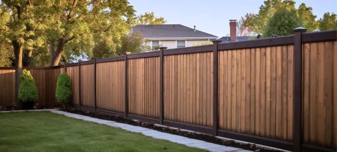 A timber fencing in Maitland